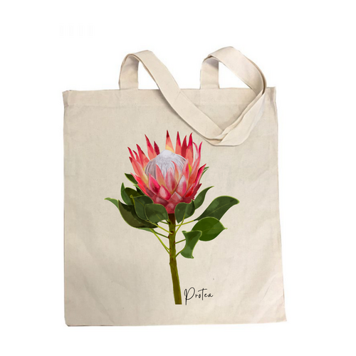 AGCB1002: Protea Cotton Tote Bag