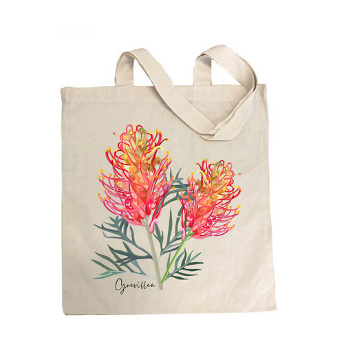 AGCB1003: Grevillea Cotton Tote Bag