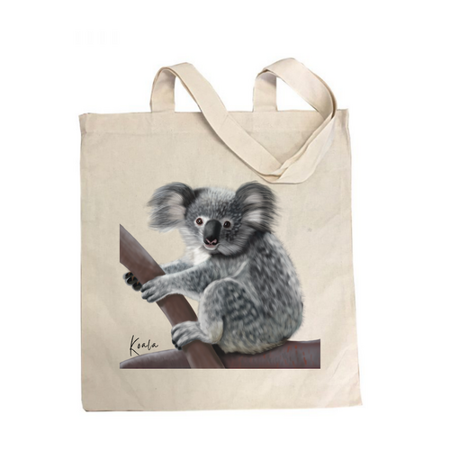 AGCB1008: Koala Cotton Tote Bag