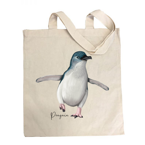 AGCB1013: Penguin Cotton Tote Bag