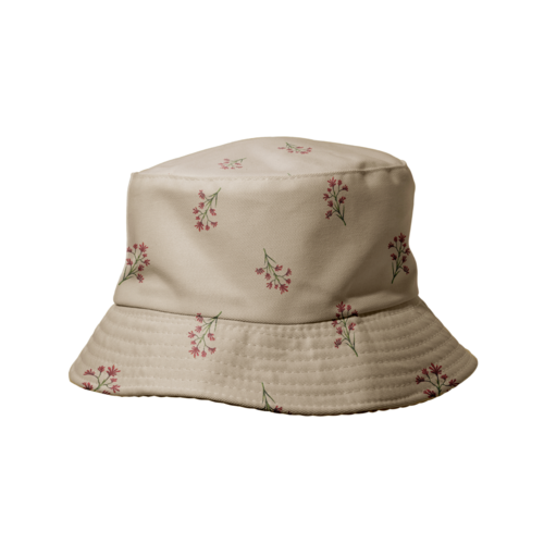AGCH1009: Beige: Kangaroo Paws Reversible Bucket Hat