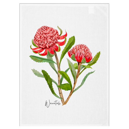 AGCT1003: Waratah Tea Towel