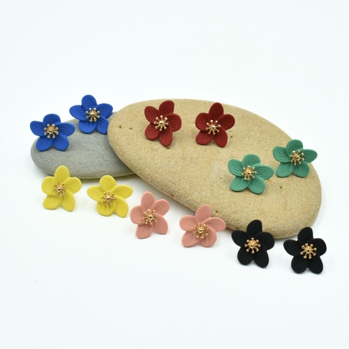 THSAP1002: (6 pairs) Flower Petals Earrings Pack