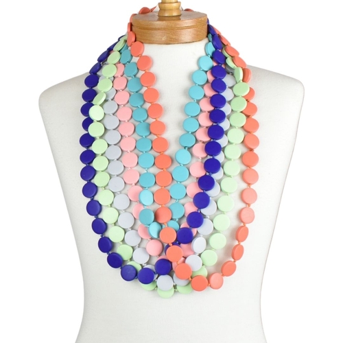 THSAP1025: (6 pcs) Round Wooden Necklace Pack