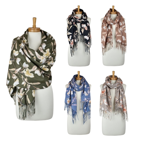 THSAP1388: (5 pcs) Magnolia Garden Scarf Pack