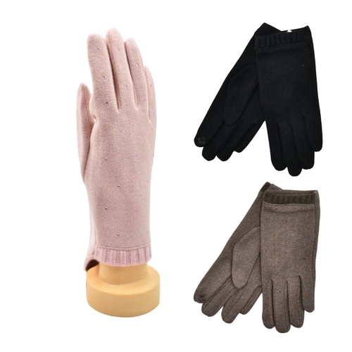 THSAP1393: (3 pcs) Crystal Dot Gloves Pack 