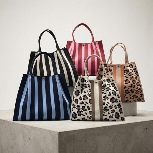 THSAP1407: (5-Piece) Crossbody Tote Bag Pack