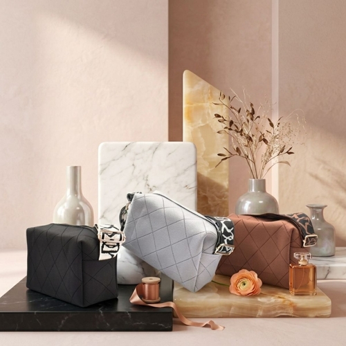 THSAP1409: (3-Piece) Diamond Stitch Crossbody Bag Pack