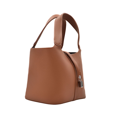 THSB1040: Tan: Lockette Tote Bag