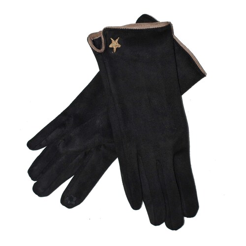 THSG1075: Black: Star Gloves