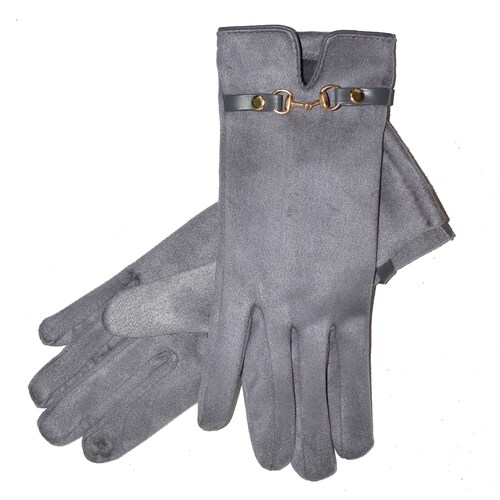 THSG1079: Grey: Belt Gloves