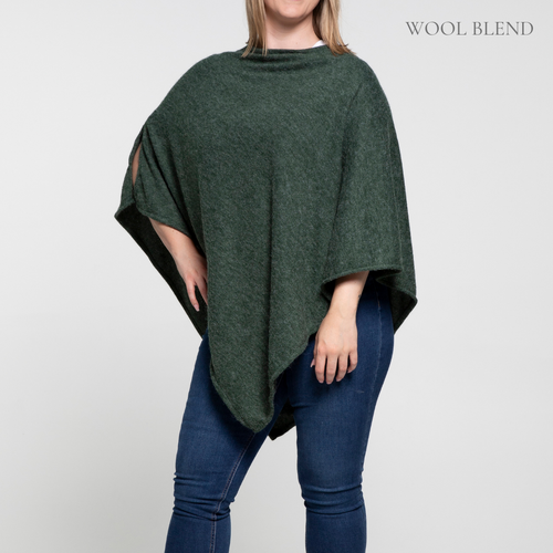 THSP1037: Emerald Green: Pearl Poncho