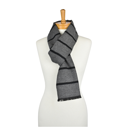 THSS1639 Grey: Reversible Multi Stripes
