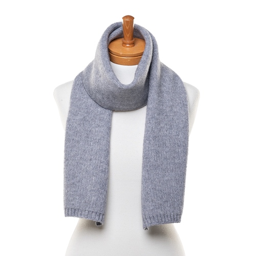 THSS2508: Grey: Knitted Scarf