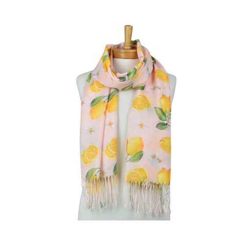 Pink: Amalfi Lemon Scarf