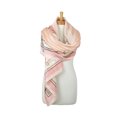 Blush: Elegant Parisian Print Scarf