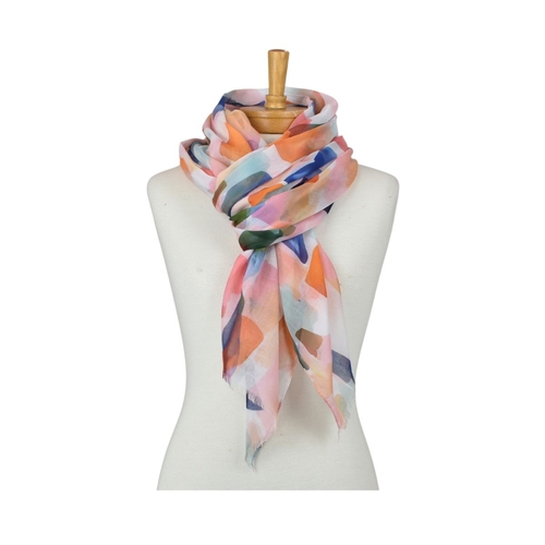 Multicolour: Watercolour Abstract Scarf