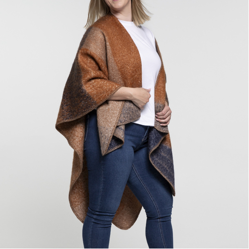 THSW1023: Tan: Section & Block Colour Wrap