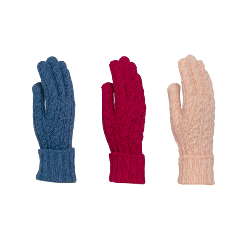 THSAP1005: (3 pcs) Cable Knit Gloves Pack