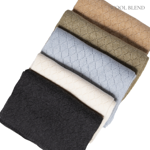 THSAP1063: (5pcs) Diamond Stitch Knitting Scarf Pack