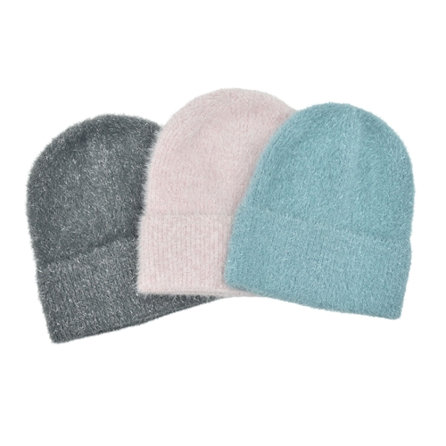 THSAP1386: (3 pcs) Shimmer Soft Knit Beanie Pack