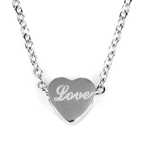THSJ1084: (3pcs) Heart - Love: Silver