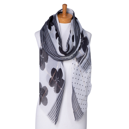 WOMEN FASHION Accessories Shawl Golden discount 77% Intropia Black scarf with stripes Golden/Black Single 