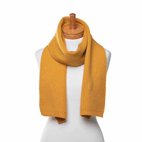 THSS2509: Mustard: Knitted Scarf